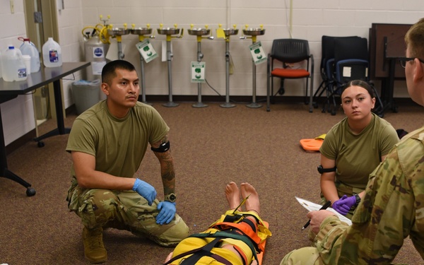 DoD Fire Academy drills EMR psychomotor skills