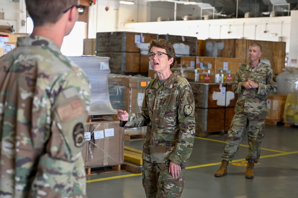 USTRANSCOM commander visits Andersen AFB