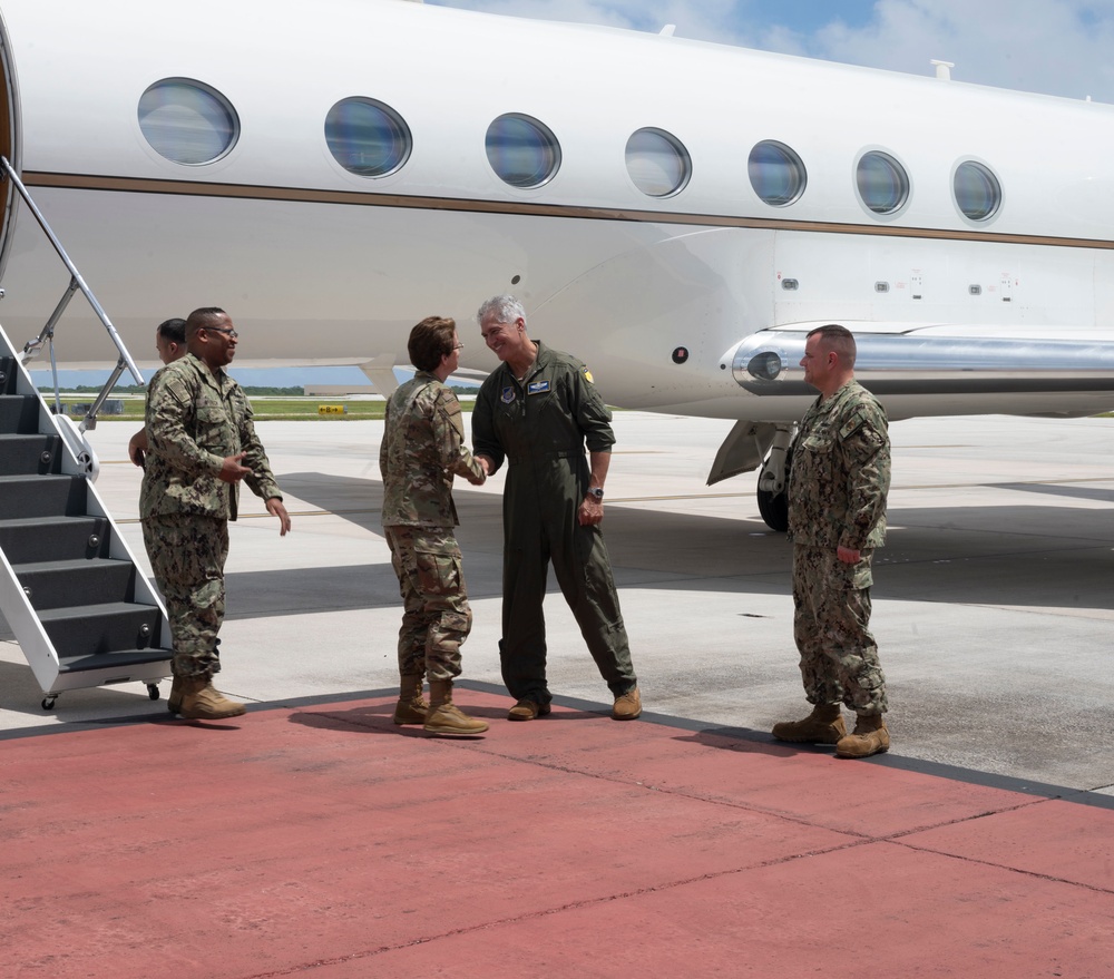 USTRANSCOM commander visits Andersen AFB