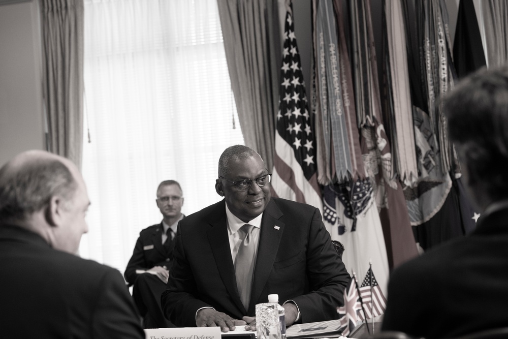 Secretary of Defense Austin and UK Defense Secretary Meet at Pentagon