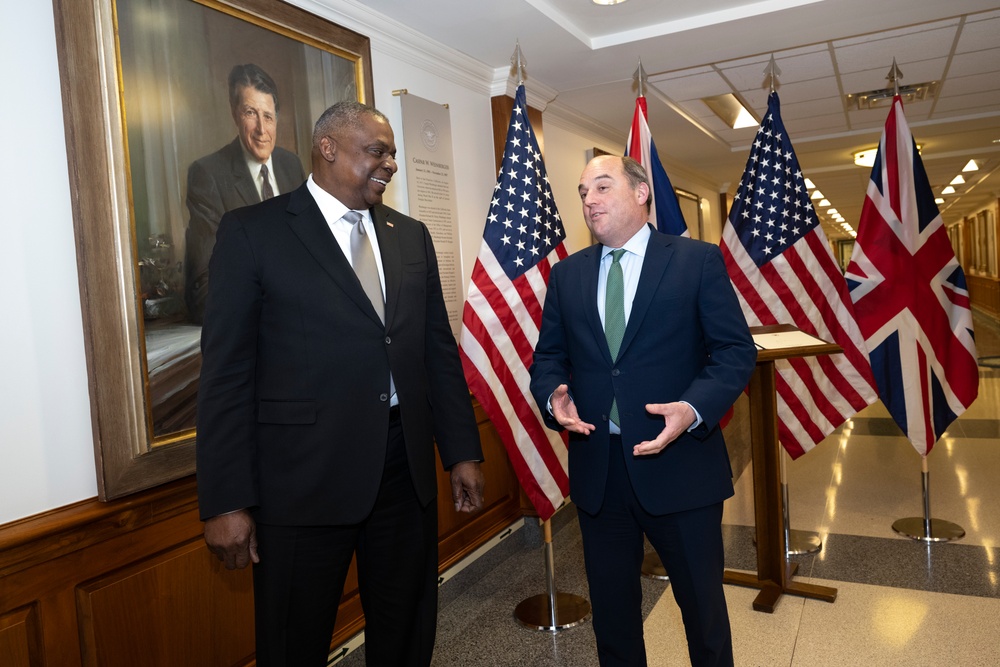 Secretary of Defense Austin and UK Defense Secretary Meet at Pentagon