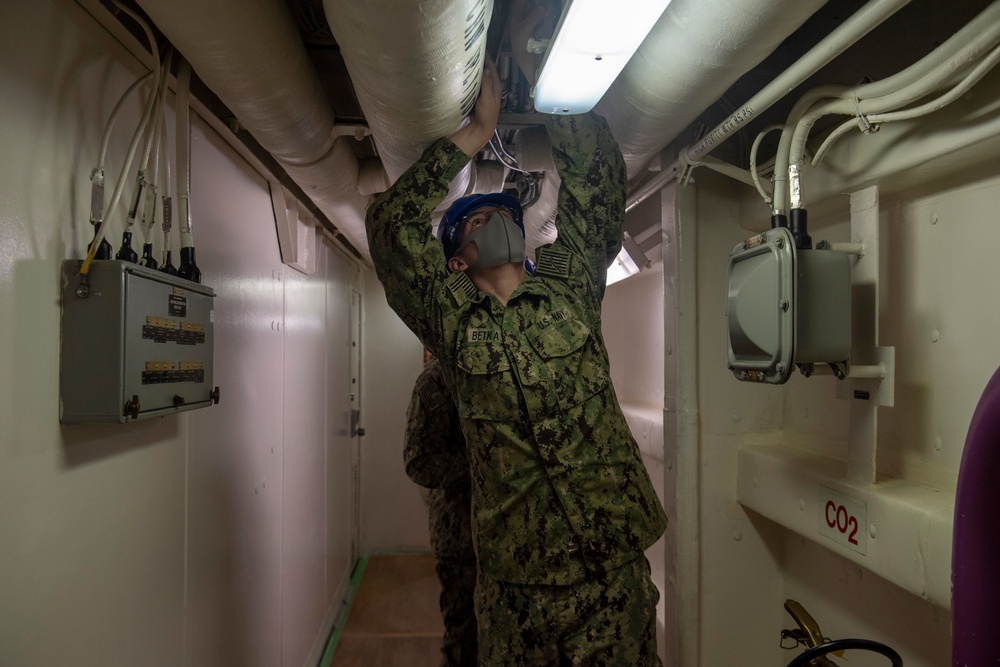 USS America (LHA 6) Conducts Daily Operations