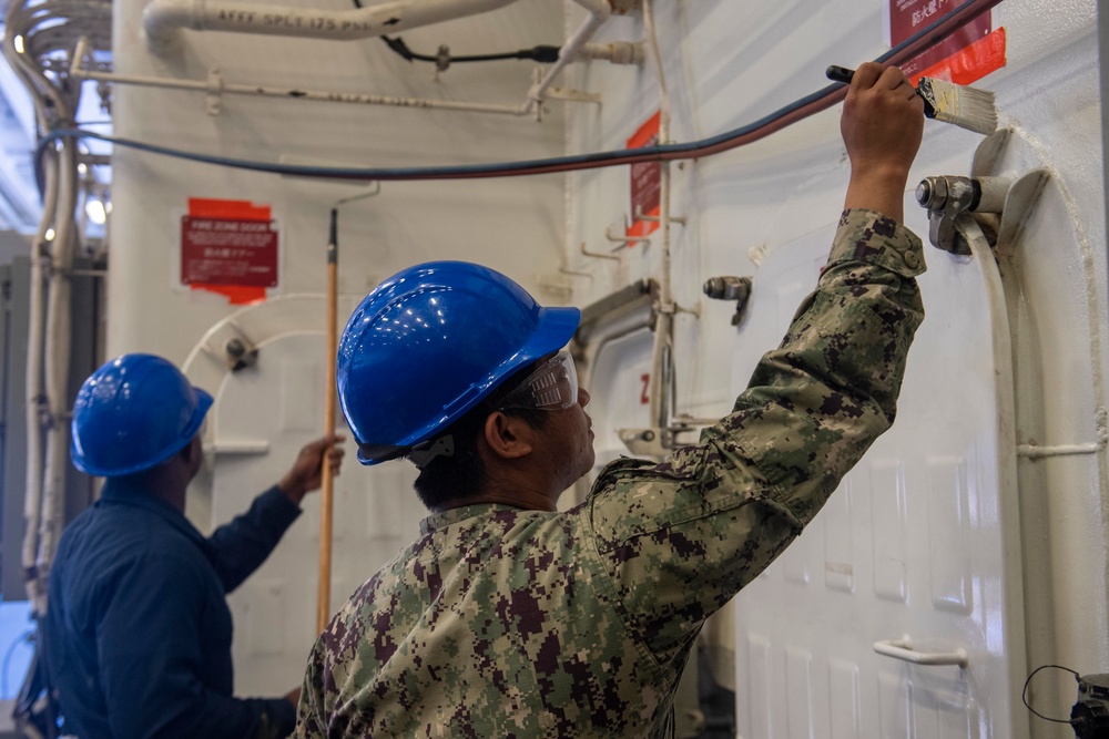 USS America (LHA 6) Conducts Daily Operations