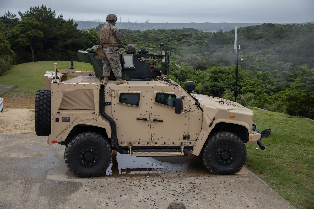 3rd LSB conducts mounted M240B MMG live fire range