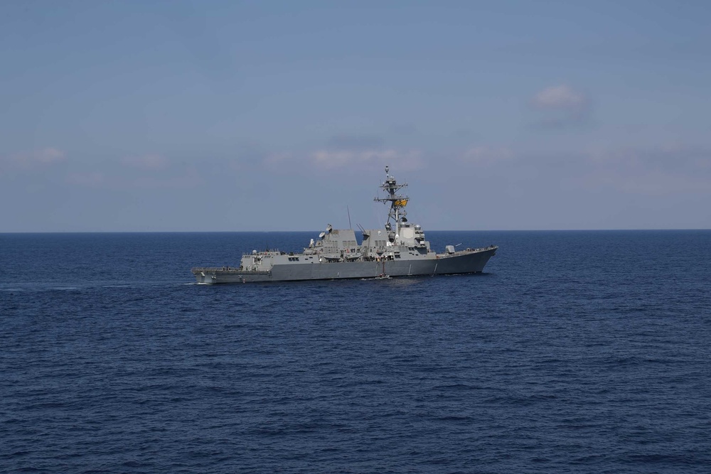Mobile Bay, Spruance conduct boat operations in the Philippine Sea