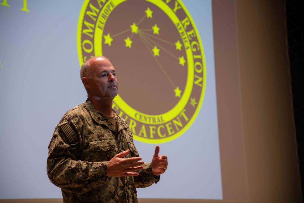 Navy Region EURAFCENT holds all-hands call