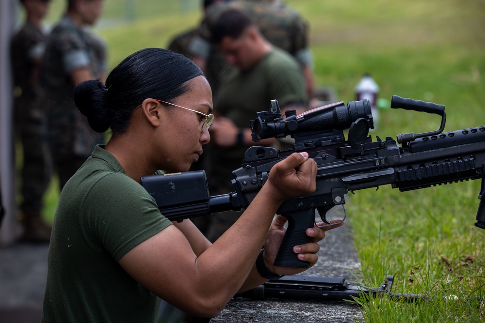 MWSS-171 Conduct Machine Gun Drills During Eagle Wrath 22