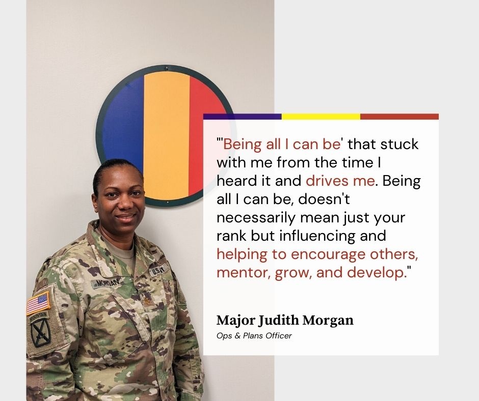 Faces of TRADOC: Maj. Judith Morgan, Operations and Plans Officer