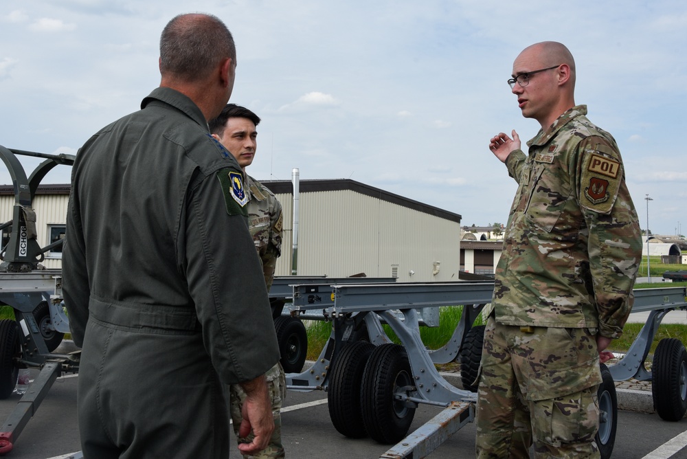 USAFE commander visits Spangdahlem Air Base, views current operations