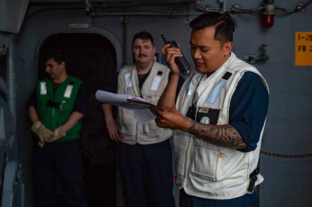 USS Ronald Reagan (CVN 76) Nixie Test