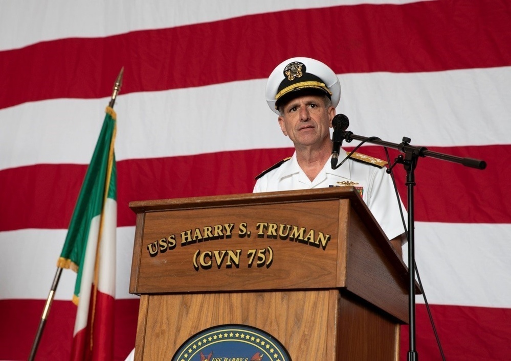 Reception onboard USS Harry S. Truman (CVN 75)