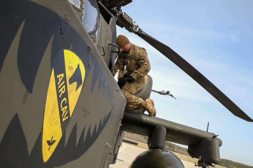 Apache Pre-Flight Operations in Poland