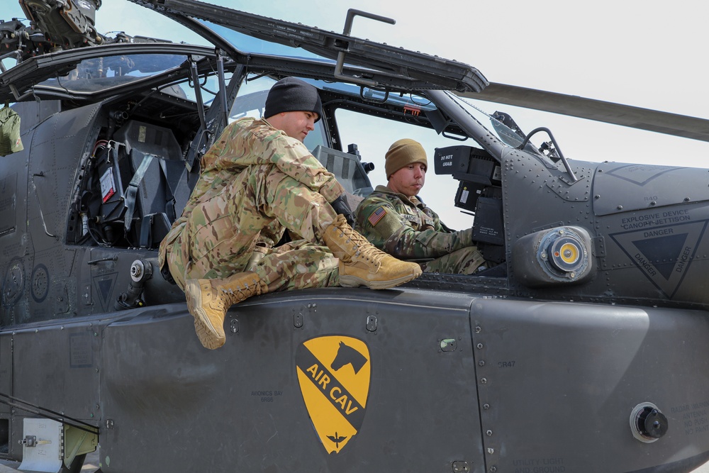 Armament, Electrical, Avionic Systems Repairers Prepare Apache's for Gunnery