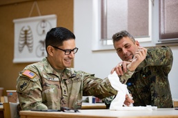 U.S. Army Civil Affairs and Bulgarian Civil-Military Cooperation Red Cross Training