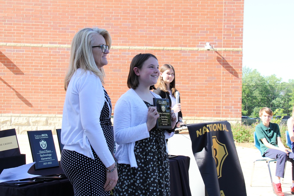 TOP HONORS -- Parker Elementary 6th grader one of Top 5 Beta Club members in country