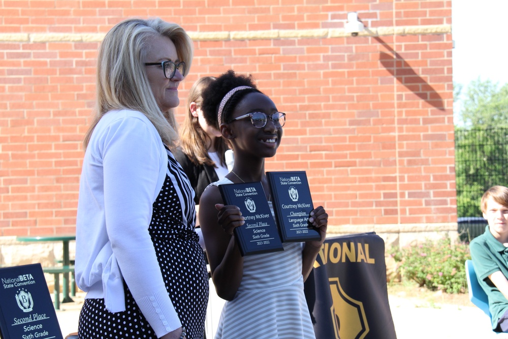TOP HONORS -- Parker Elementary 6th grader one of Top 5 Beta Club members in country