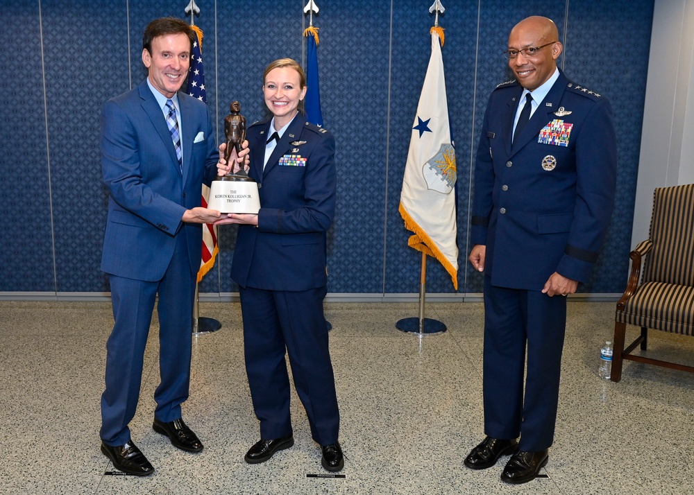 CSAF Brown presents 2020 Koren Kolligian Jr. Trophy