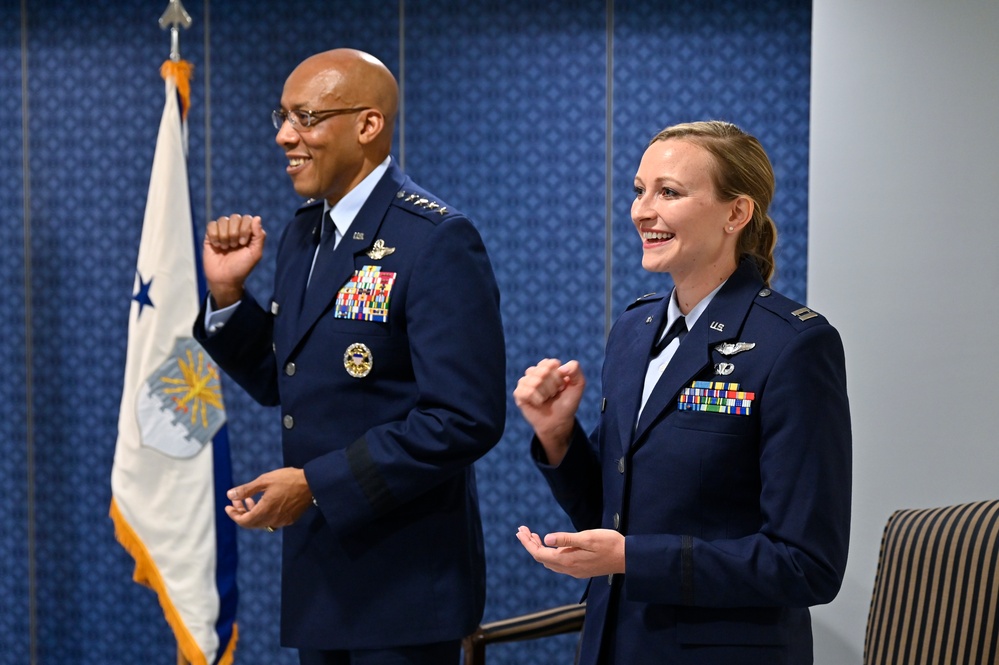 CSAF Brown presents 2020 Koren Kolligian Jr. Trophy