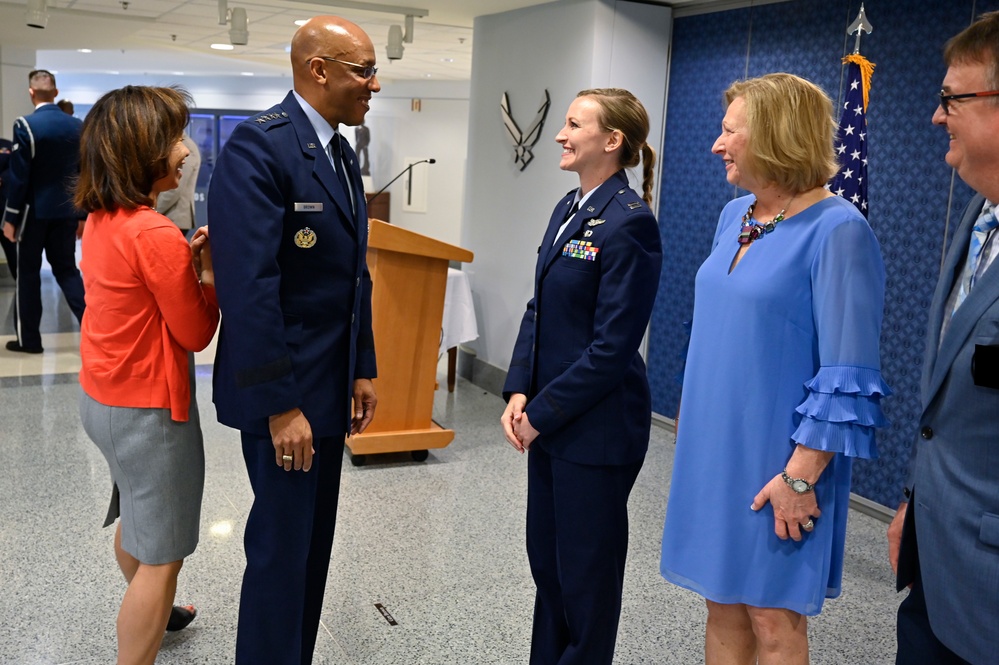 CSAF Brown presents 2020 Koren Kolligian Jr. Trophy