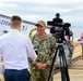 USS Frank E. Petersen's XO Speaks to Local Media