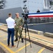 USS Frank E. Petersen's CO Speaks to Local Media