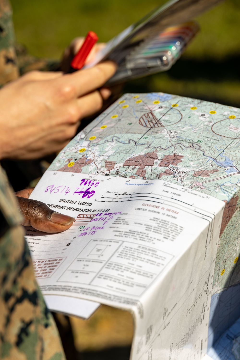 Marines with Bravo Company refine small-unit tactics and infantry skills in a squad competition