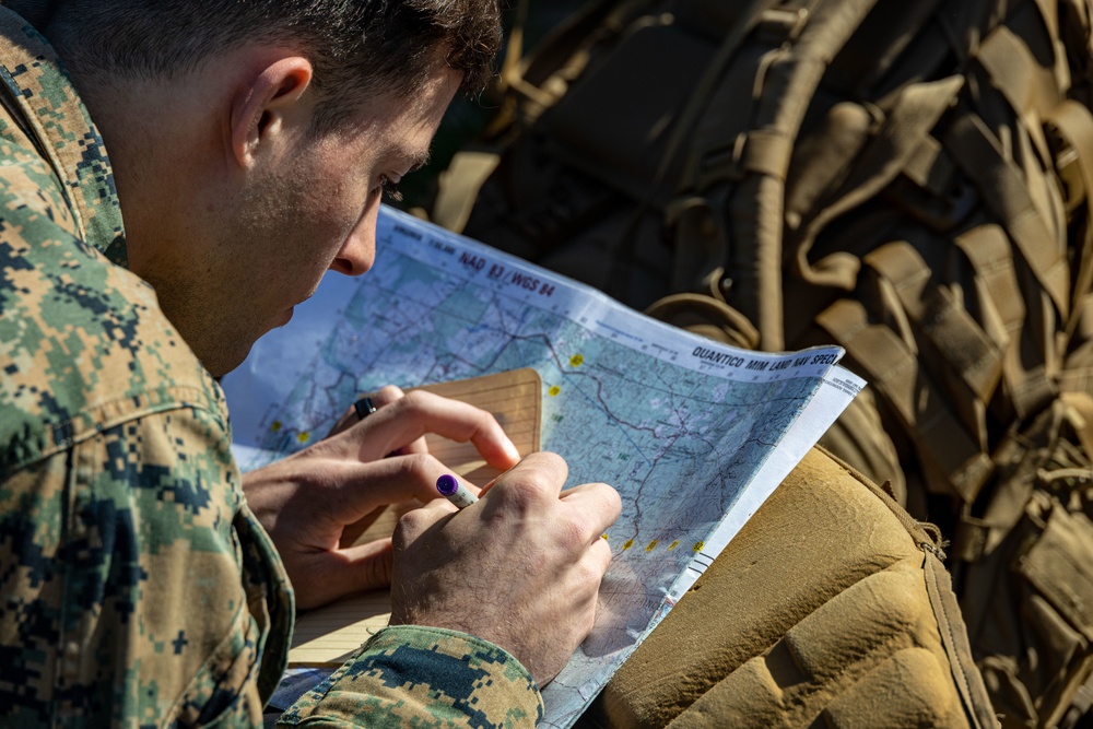 Marines with Bravo Company refine small-unit tactics and infantry skills in a squad competition