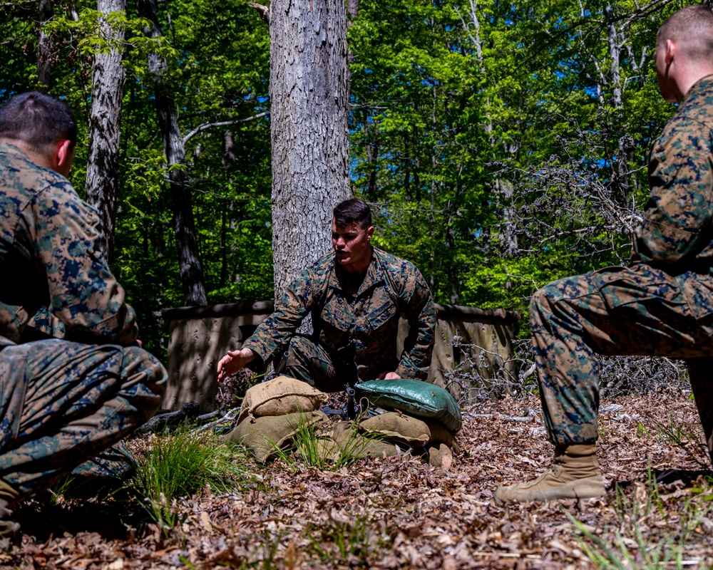 Marines with Bravo Company refine small-unit tactics and infantry skills in a squad competition