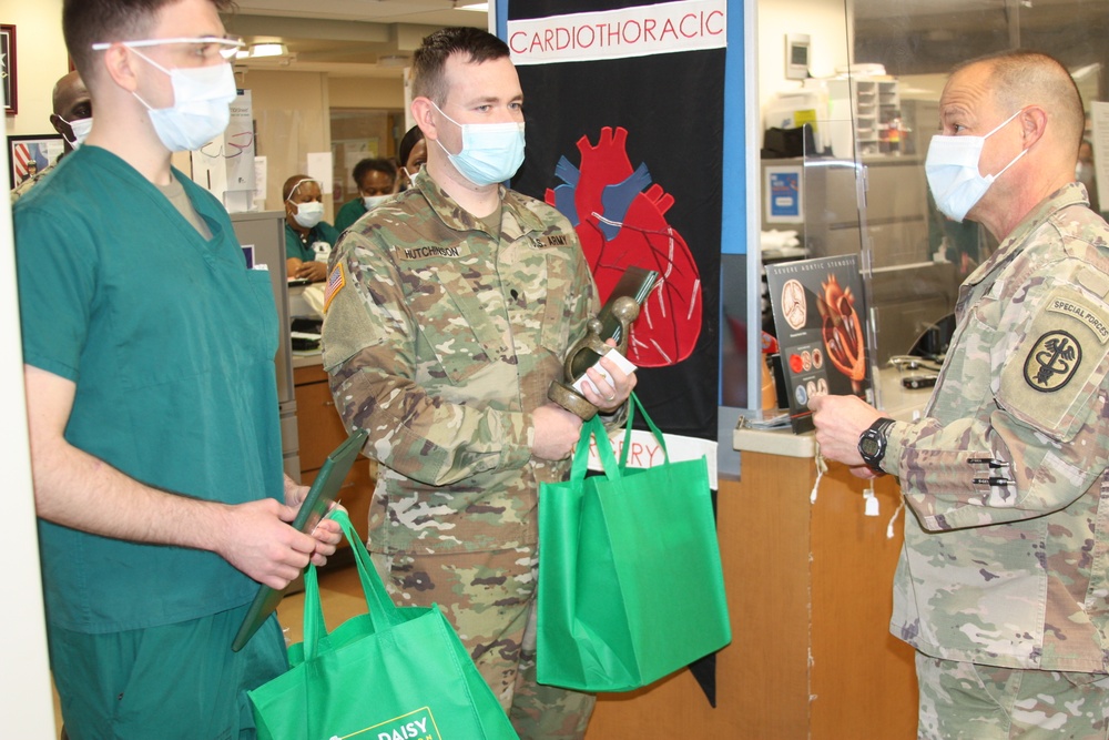 WRNMMC Leadership Recognizes Nursing Team Members