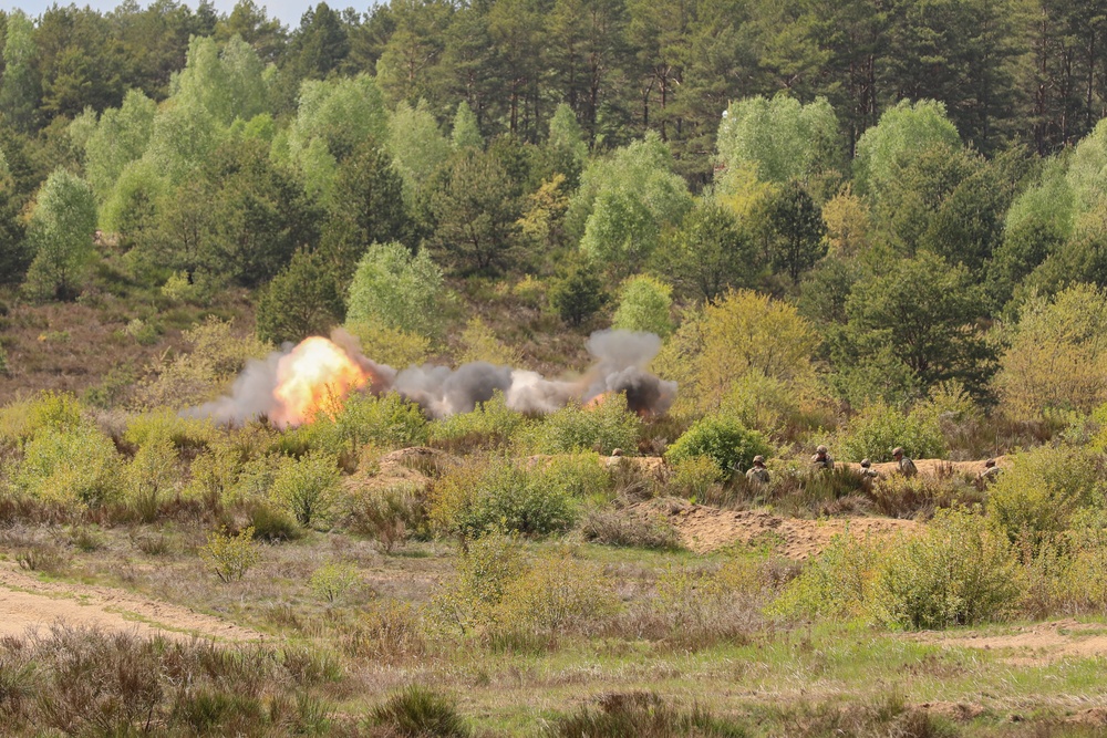 588th BEB Explodes C4 at Polish Range