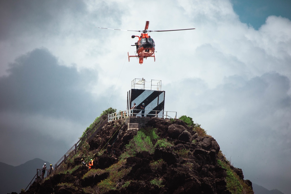 Vertical Rescue Training Marine Corps Base Hawaii