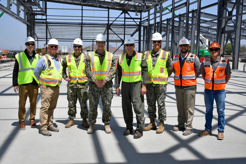 Navy tours Coast Guard Air Station Construction onboard Point Mugu