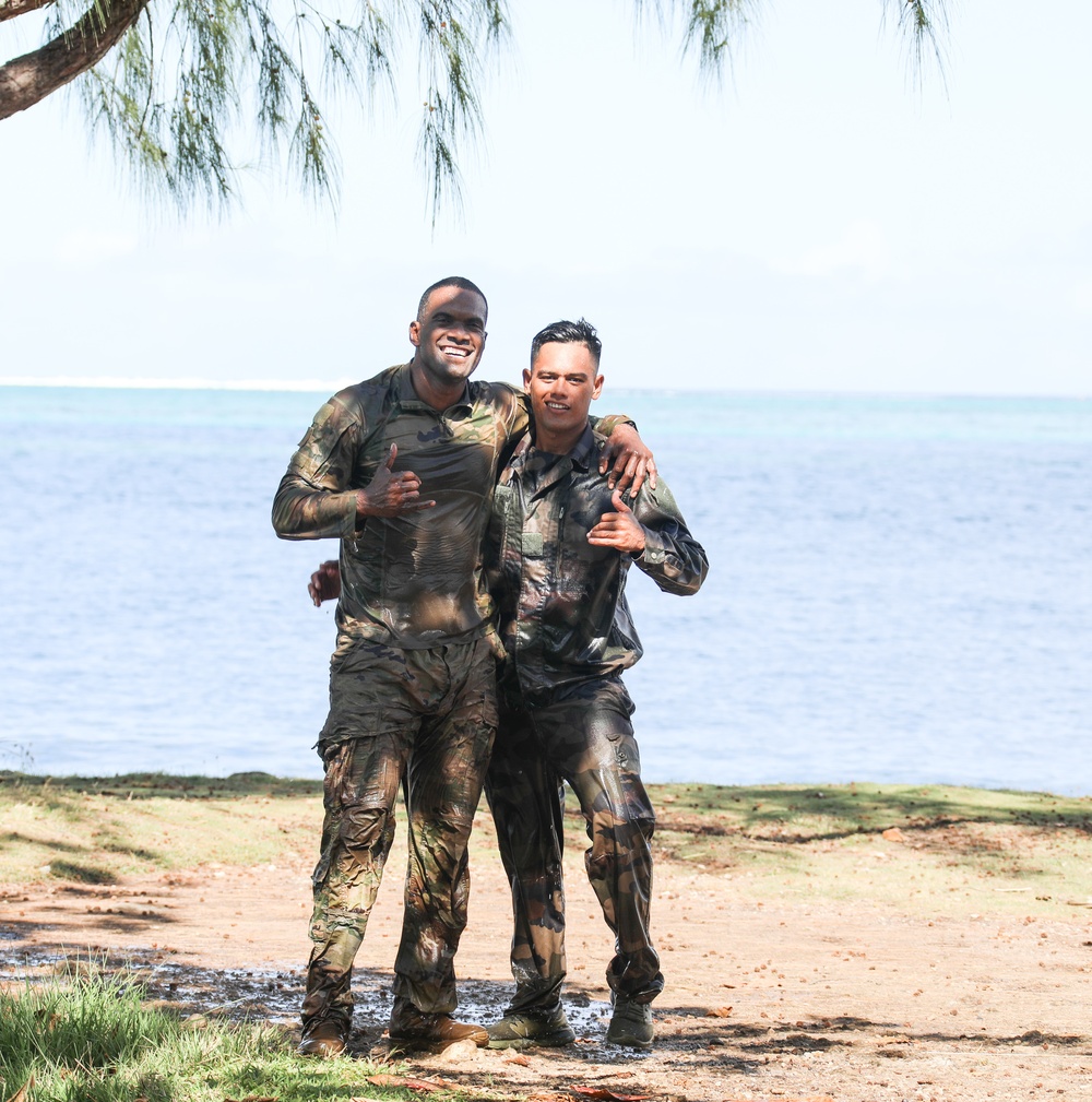 U.S. Army and French Soldiers Participate in Marara 22