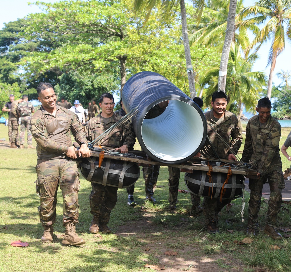 U.S. Army and French Soldiers Participate in Marara 22