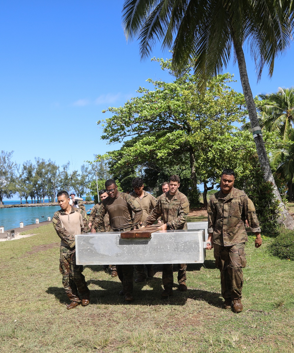 U.S. Army and French Soldiers Participate in Marara 22