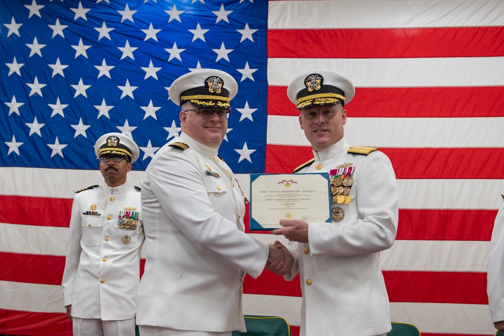 USS Green Bay holds change-of-command ceremony