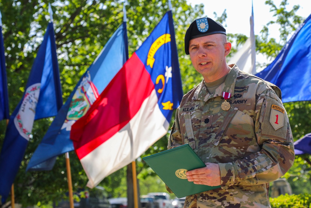 1st Battalion, 18th Infantry Regiment, 2nd Armored Brigade Combat Team, 1st Infantry Division Change of Command