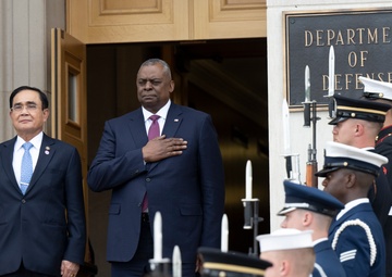 Defense Secretary Austin Hosts Thai PM, Defense Minister at Pentagon