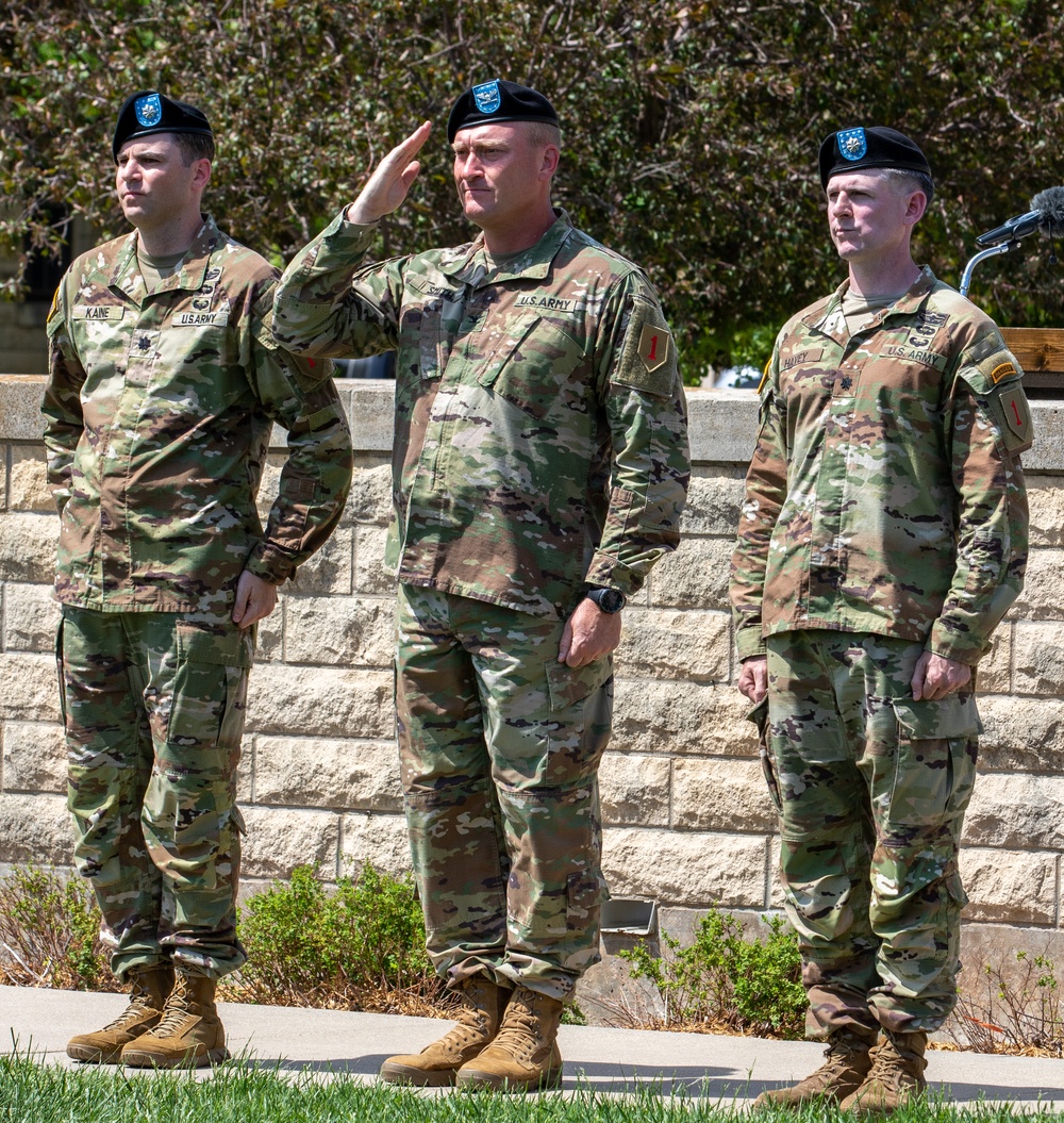 1-7 Field Artillery, 2ABCT, 1ID Hosts Change of Command Ceremony