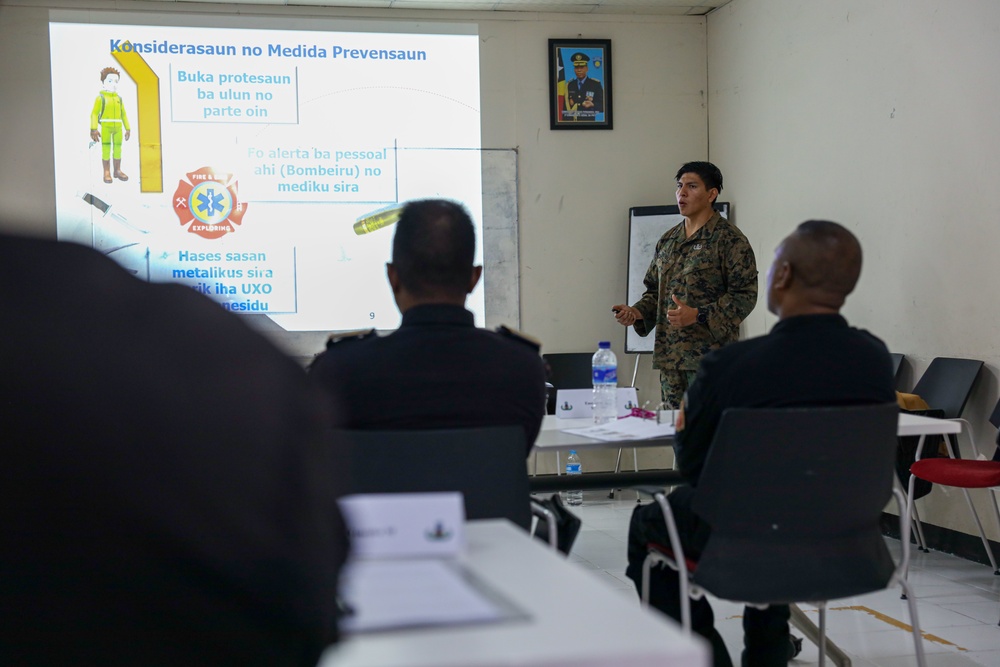 Timor-Leste Humanitarian Mine Action Program Classroom Training