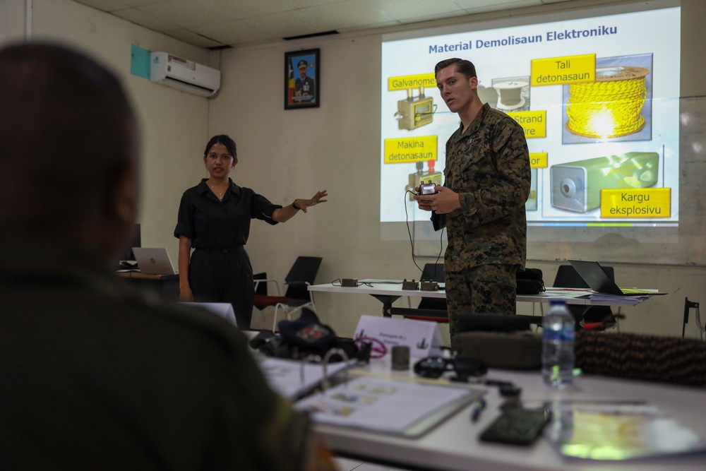 Timor-Leste Humanitarian Mine Action Program Classroom Training