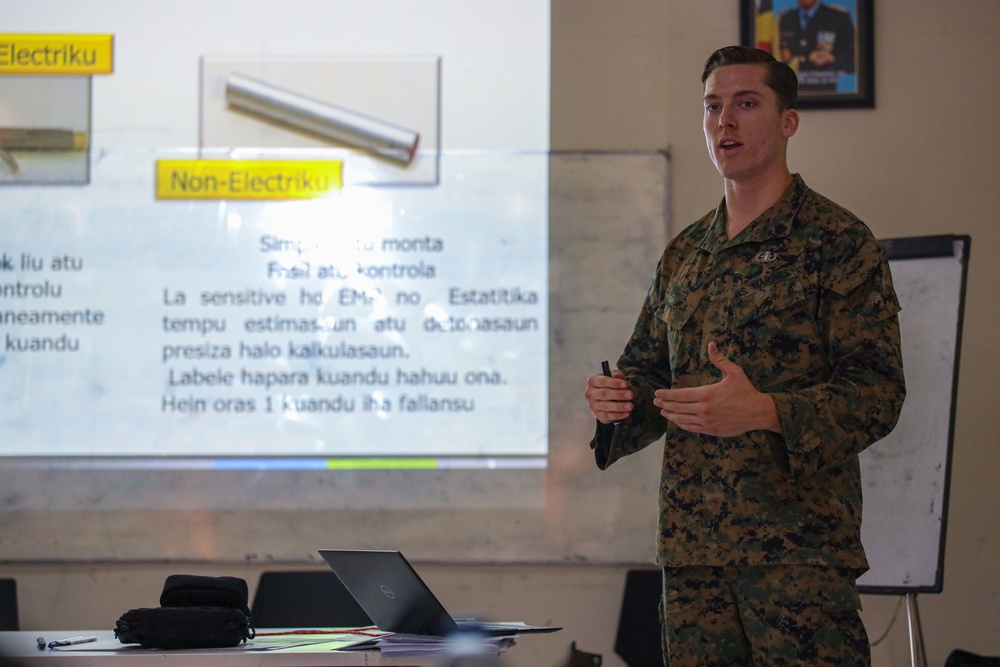 Timor-Leste Humanitarian Mine Action Program Classroom Training