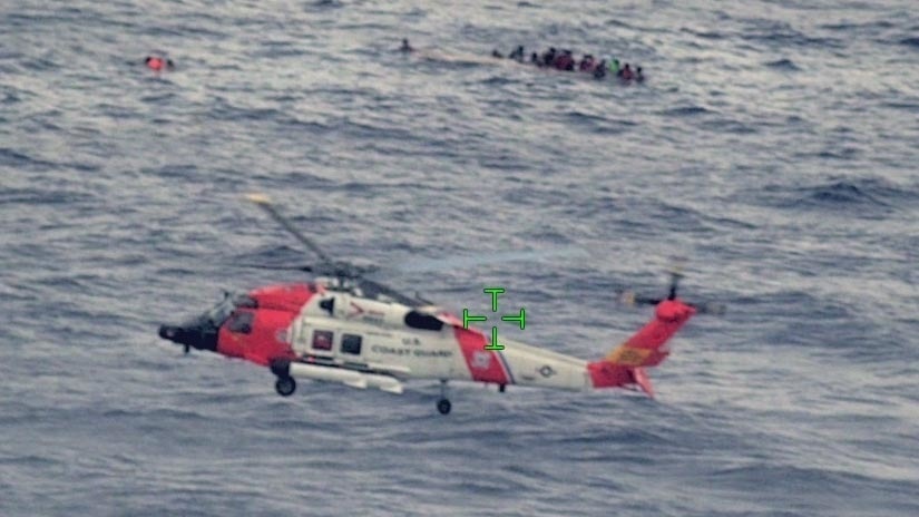 Coast Guard, Customs and Border Protection, partner agencies respond to capsized vessel near Puerto Rico
