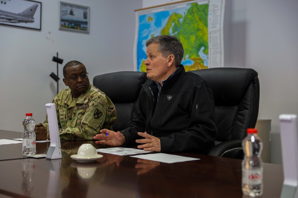 U.S. Sen. Steve Daines visits MK Air Base