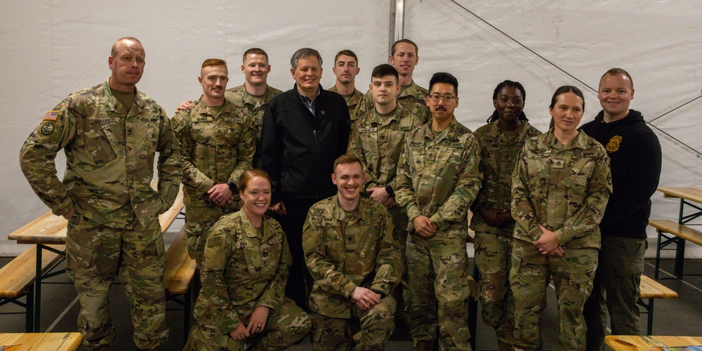 U.S. Sen. Steve Daines visits MK Air Base