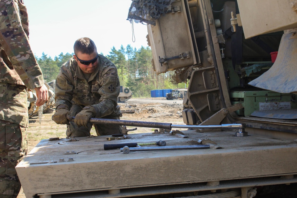 M2A3 Bradley Fighting Vehicles and M1A2 Abrams Maintenance- Maintaining the Force