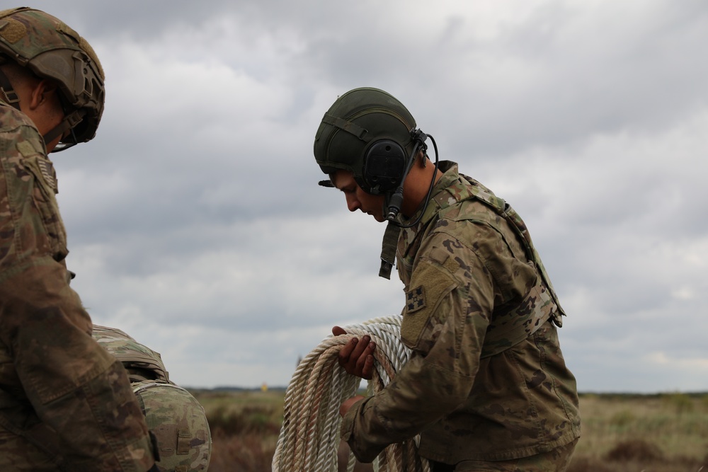 588th Brigade Engineer Battalion Conducts Mine Clearing Line Charge Training