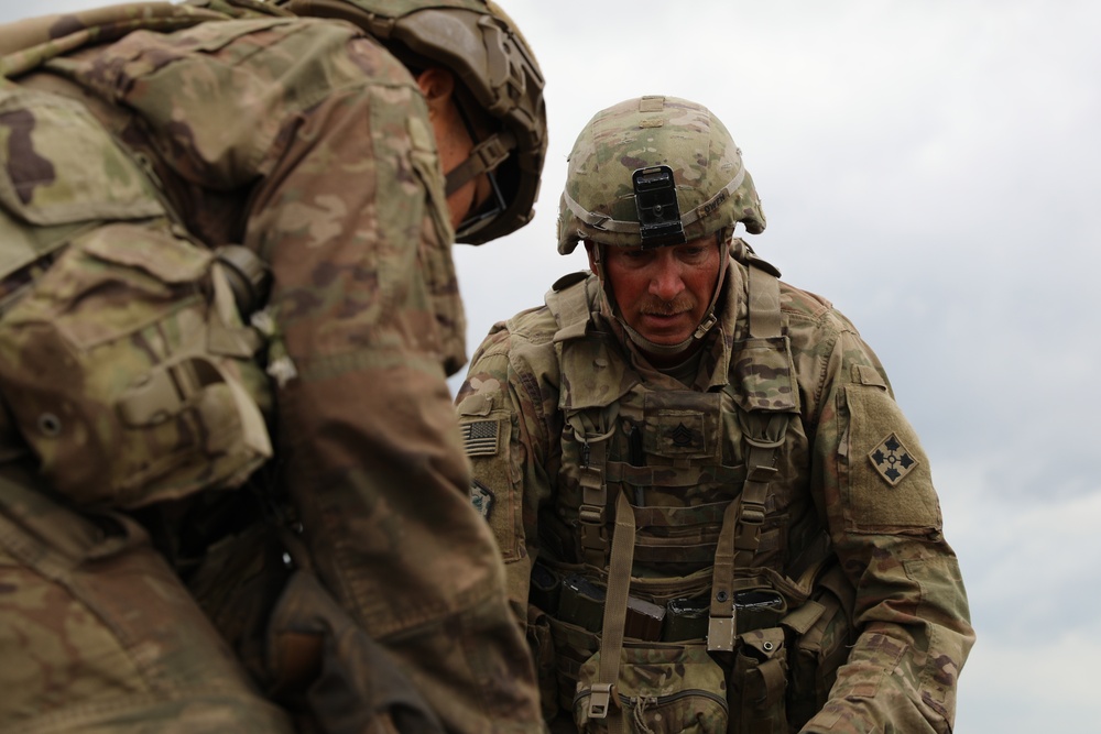 588th Brigade Engineer Battalion Conducts Mine Clearing Line Charge Training