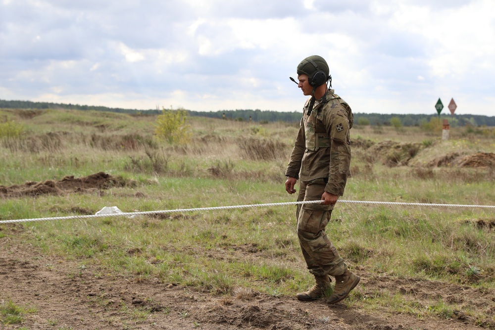 588th Brigade Engineer Battalion Conducts Mine Clearing Line Charge Training