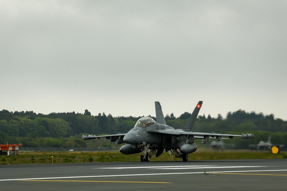 NAF Misawa, 35th FW, and JASDF Participate in “Elephant Walk” at Misawa Air Base